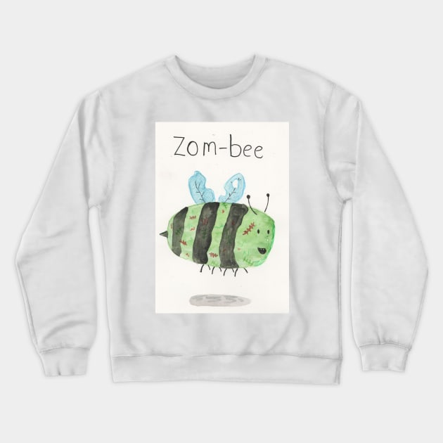 Zom-bee Crewneck Sweatshirt by Charlotsart